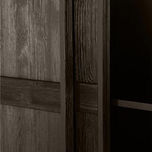 Hoorns Sötétbarna fenyő szekrény Kitai 215 x 139 cm