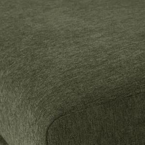 Hoorns Coulee sötétzöld szövet lábzsámoly 100 x 100 cm