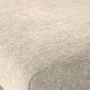 Hoorns Coulee homokbarna szövet lábzsámoly 100 x 100 cm