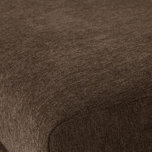Hoorns Coulee sötétbarna szövet lábzsámoly 100 x 50 cm