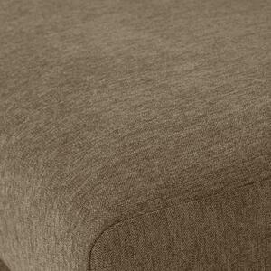 Hoorns Coulee szürke barna szövet lábzsámoly 100 x 100 cm
