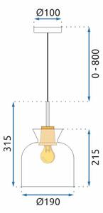 Mennyezeti lámpa APP1182-1CP A