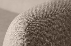 Hoorns Világosbarna szövet háromszemélyes kanapé Kargo 240 cm