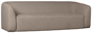 Hoorns Világosbarna szövet háromszemélyes kanapé Kargo 240 cm