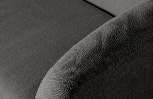 Hoorns Sötétszürke szövet háromüléses kanapé Kargo 240 cm