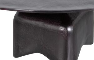 Hoorns Fekete fém dohányzóasztal Biztosíték 75 cm