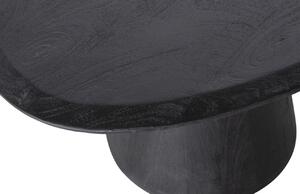 Hoorns Fekete mangó dohányzóasztal Poselt 120 x 80 cm