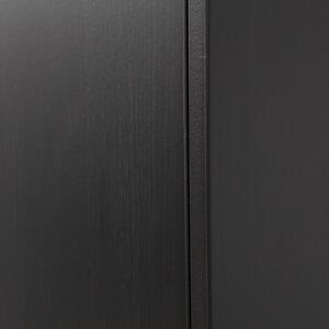 Hoorns Ellis fekete fenyő szekrény 188 x 44 cm