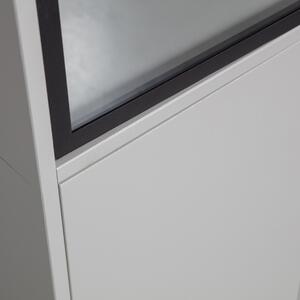Hoorns Grime szürke fenyő vitrin 230 x 52,5 cm