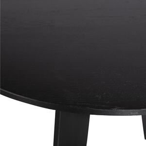 Hoorns Fredy fekete tölgy étkezőasztal 129 cm