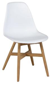 Hoorns Fehér műanyag kerti szék Bolm