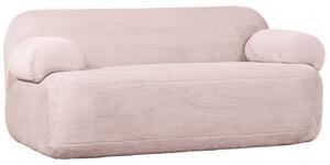Hoorns Kimi rózsaszín szövet kétüléses kanapé 183 cm