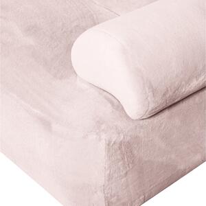 Hoorns Kimi rózsaszín szövet kétüléses kanapé 183 cm