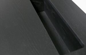 Hoorns Reedus fekete kőris munkaasztal 126 x 53 cm