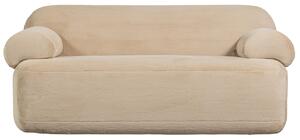 Hoorns Kimi bézs szövet kétüléses kanapé 183 cm