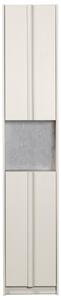 Hoorns Almo fehér fenyő keskeny szekrény 210 x 40 cm