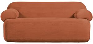 Hoorns Narancssárga szövet kétüléses kanapé Kimi 183 cm