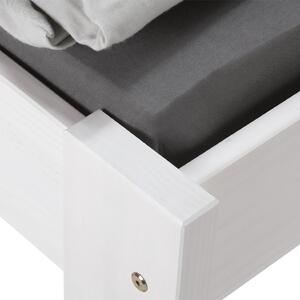 Egyszemélyes ágy MAX 2 - 90x200 fehér lakk