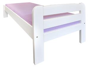 Egyszemélyes ágy MAX 2 - 90x200 fehér lakk