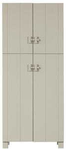 Hoorns Saburo szürke-fehér fenyő szekrény 210 x 90 cm