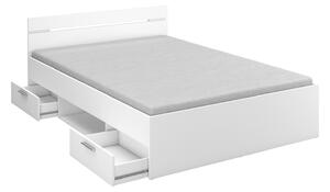 Multifunkcionális ágy 140x200 MICHIGAN gyöngyház fehér