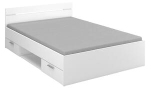 Multifunkcionális ágy 140x200 MICHIGAN gyöngyház fehér
