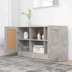 VidaXL Komód - Betonszürke - 120x30,5x70 cm