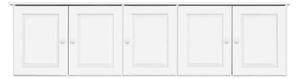 Felső szekrény 5 ajtó 8855B fehér lakk