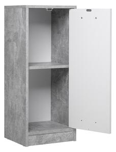 Fürdőszoba szett MADEIRA beton/fehér
