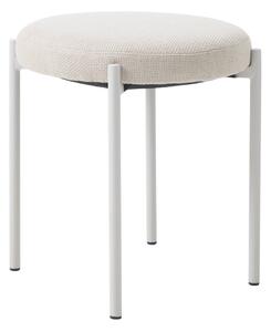 Krémszínű fém ülőke Pelican – Unique Furniture