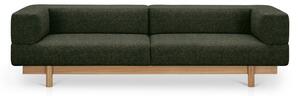 Sötétzöld kanapé 260 cm Alchemist – EMKO