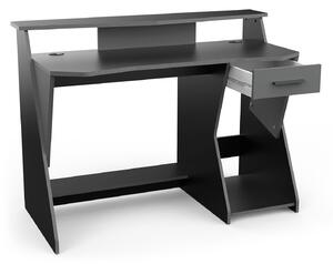 PC asztal SKIN szürke / fekete
