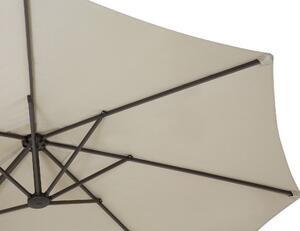Bézs dupla napernyő ⌀ 460 cm SIBILLA