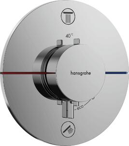 Kád csaptelep Hansgrohe ShowerSelect Comfort S vakolat alatti rész nélkül króm 15554000
