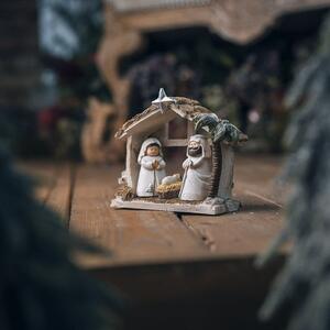 Karácsonyi Betlehem jelenet: kisded a jászolban – 2 féle