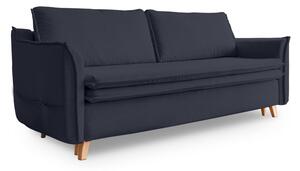 Sötétszürke-antracitszürke kinyitható kanapé 225 cm Charming Charlie – Miuform