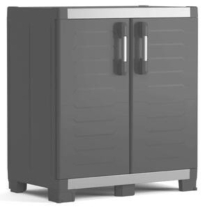 Keter Garage XL-es fekete-ezüst alacsony tárolószekrény 99 cm