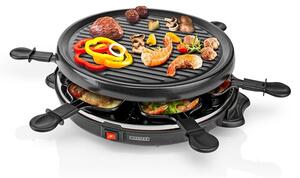 MELISSA raclette - gourmet - grill sütő, 6 személyes, 800 W | O 29 cm | Tapadásmentes bevonat