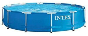 Intex Metal Frame 366x76cm Fémvázas medence #kék