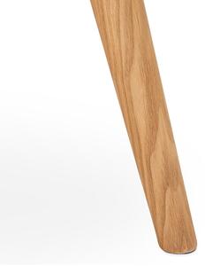 Jane kerek tömör kőris fa étkezőasztal 120 cm átmérővel - Bemutatódarab - LEÉRTÉKELT