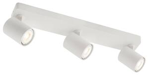 CAMEO modern mennyezeti lámpa matt fehér matt fehér ernyővel/búrával, 3Xmax. 35W