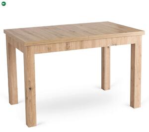 Kihúzható étkezőasztal 120–160 cm méretben, artisan tölgy színben SKUBI