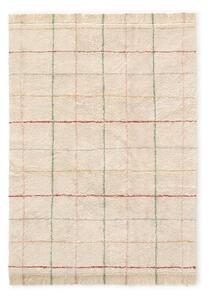 Krémszínű mosható kézi szövésű pamut szőnyeg 90x130 cm Color Lines – Lorena Canals