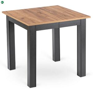 Kihúzható étkezőasztal 80–200 cm méretben, craft tölgy/fekete színben BEN