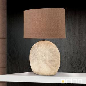 ETHNO kerámia asztali lámpa,barna, 52 cm