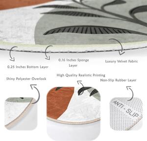 Mosható-robotporszívóval tisztítható kerek szőnyeg ø 80 cm Comfort – Mila Home