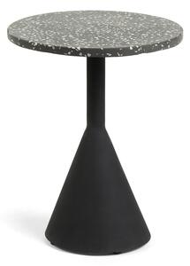 Kerek kerti kisasztal terrazzo asztallappal ø 40 cm Melano – Kave Home