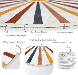 Mosható-robotporszívóval tisztítható kerek szőnyeg ø 80 cm Comfort – Mila Home