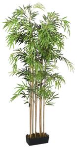 Zöld mű bambuszfa 1605 levéllel 180 cm