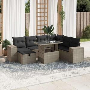 VidaXL Polyrattan Kerti Ülőgarnitúra - 8 részes